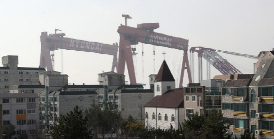 울산 동구 전경. <연합뉴스>